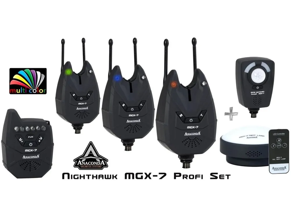 Nejlepší Cena Anaconda Nighthawk MGX-7 3er Profi Set Multicolor sada hlásičů záběru
