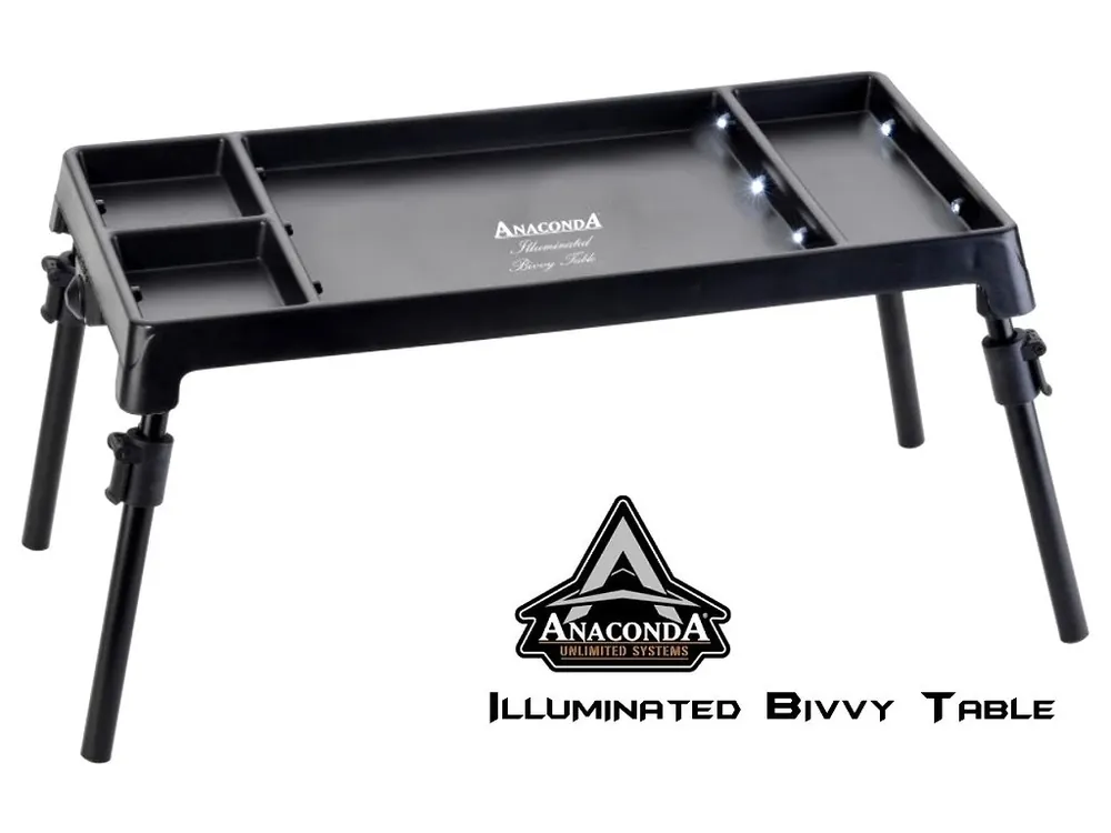 Anaconda Illuminated Bivvy Table stolek do bivaku Hit Sezóny