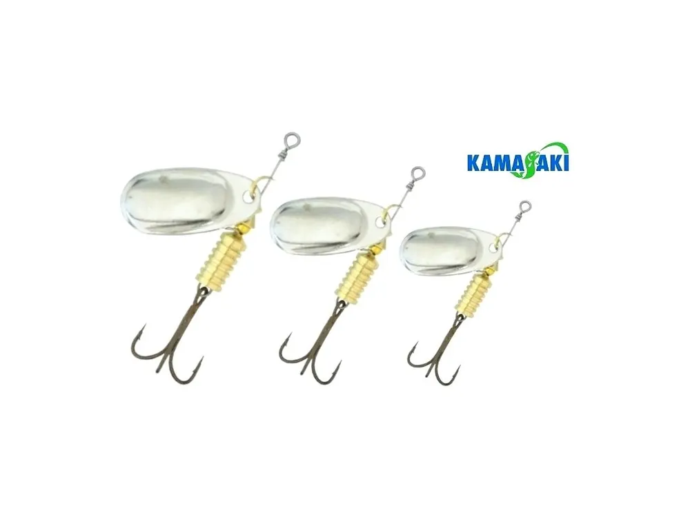 Koupit Online Kamasaki rotační třpytka Gold Star Sparrow Silver