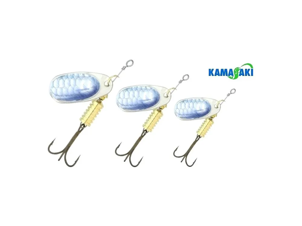 Kamasaki rotační třpytka Gold Star Tinch Blue Holo Scale Tovární Cena