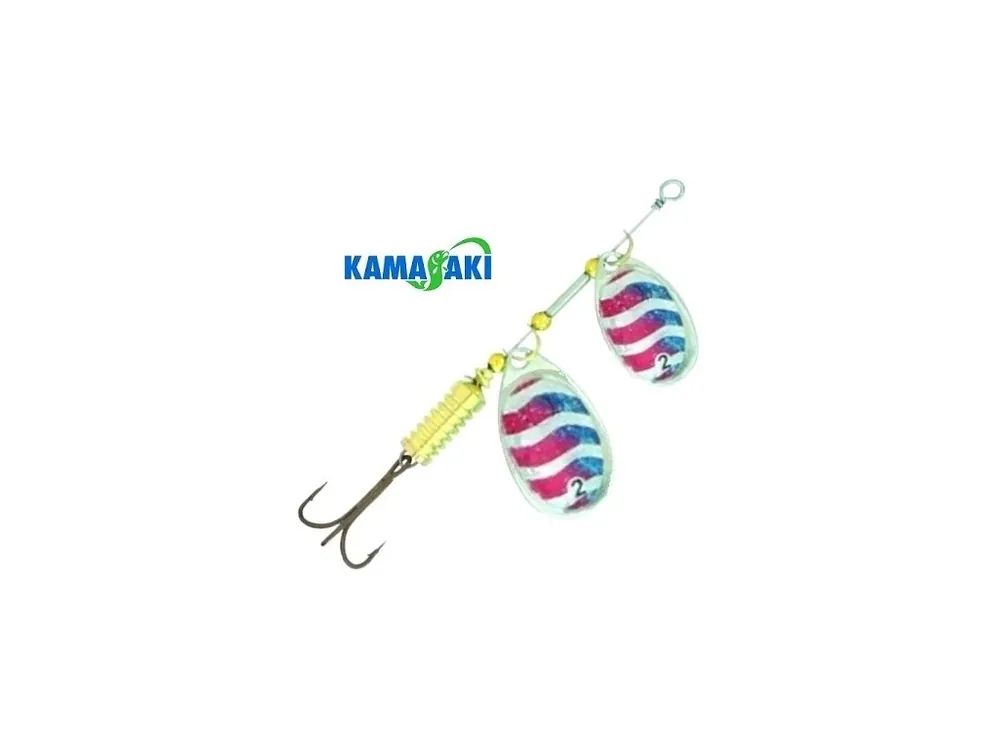 Kamasaki rotační třpytka Gold Star Stork Tandem Red/Silver Bezpečná Platba
