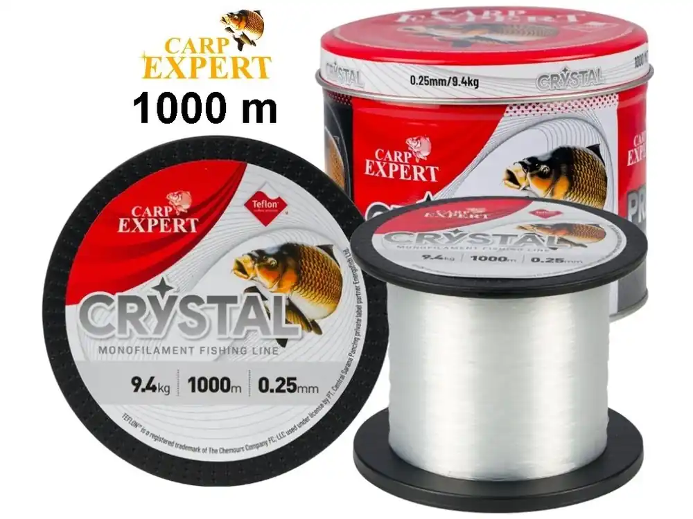Rybářský vlasec Carp Expert Crystal Transparent Fishing Line 1000 m Nejlepší Cena