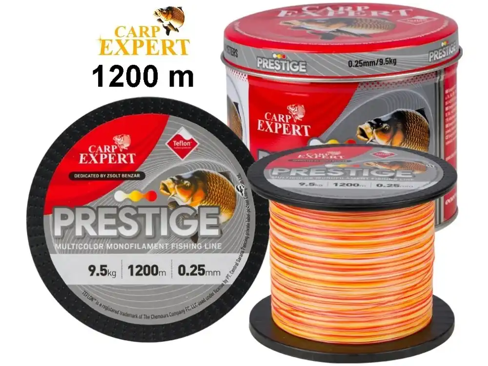 Rybářský vlasec Carp Expert Prestige Multicolor Fishing Line 1200 m Nejlepší Volba