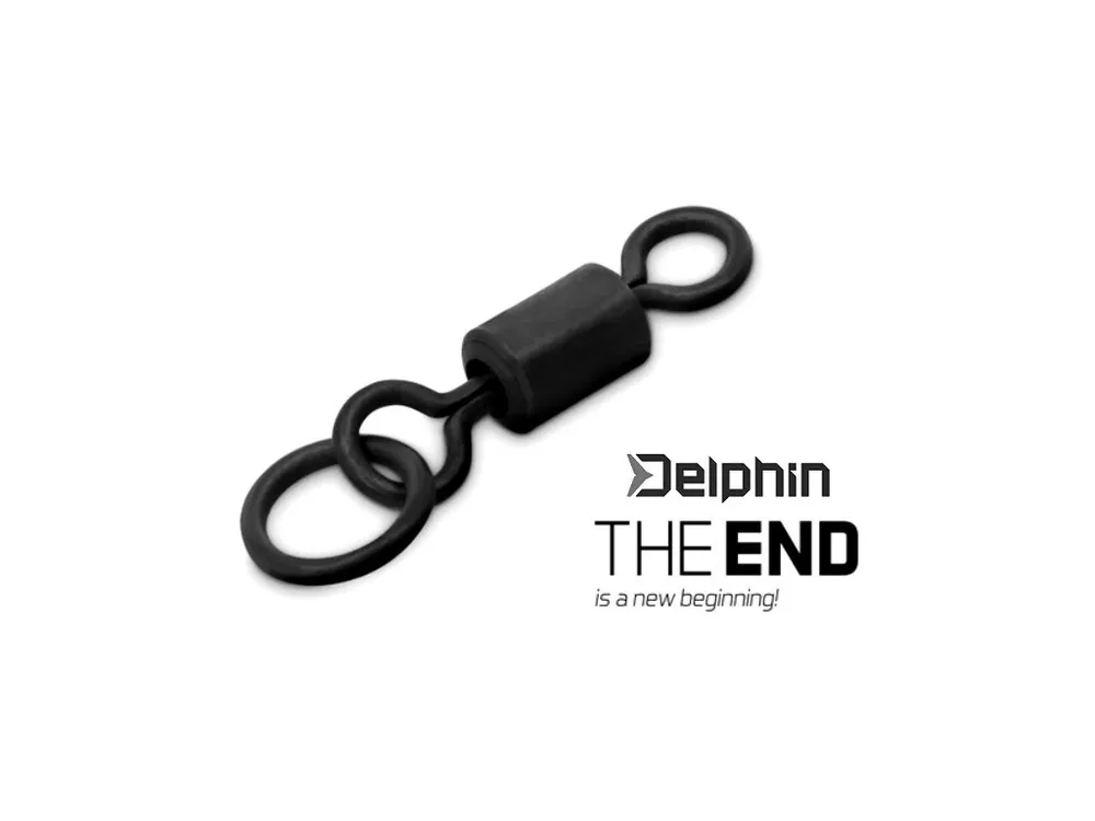 Oblíbený Delphin kaprařské obratlíky s kroužkem THE END Ring Swivel 10 ks