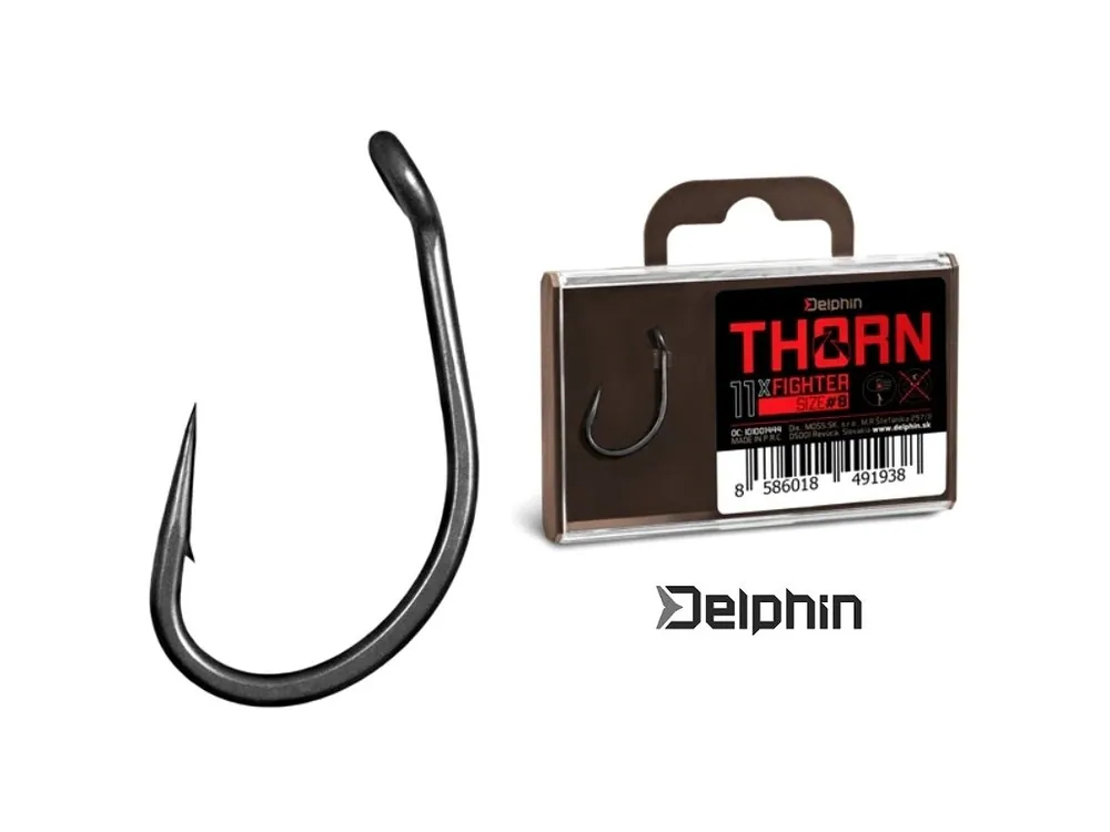 Hit Sezóny Delphin kaprové háčky THORN Fighter 11x