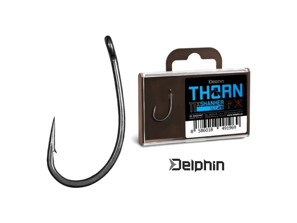 Delphin kaprové háčky THORN Shanker 11x Víkendová Akce