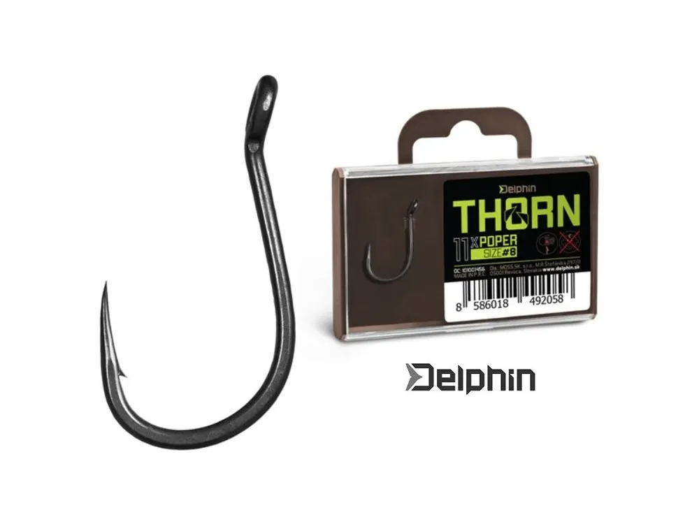 Delphin kaprové háčky THORN Poper 11x Akční Cena