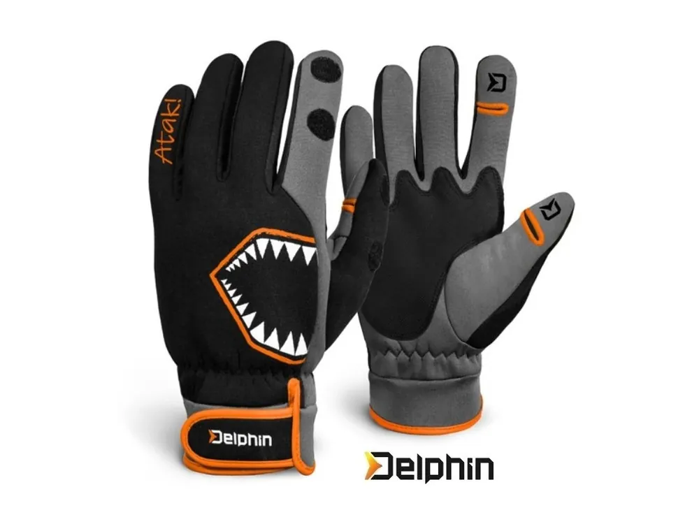Hit Sezóny Neoprenové rukavice Delphin Atak! Free