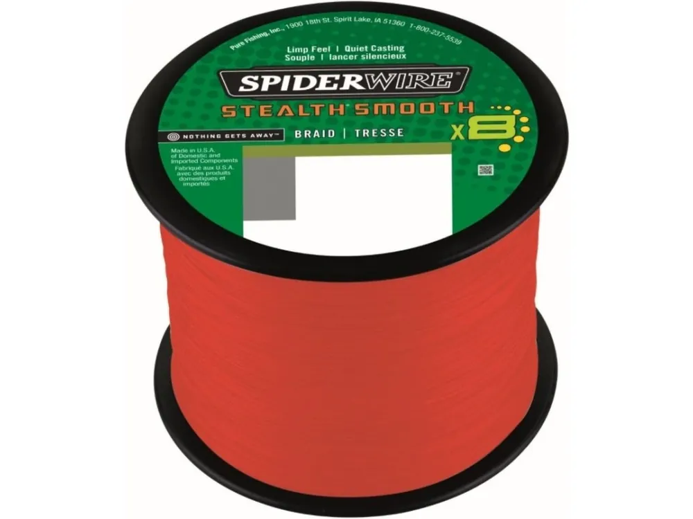 Spiderwire Stealth Smooth 8 Braid Red pletená šňůra 1 m Nejlepší Volba
