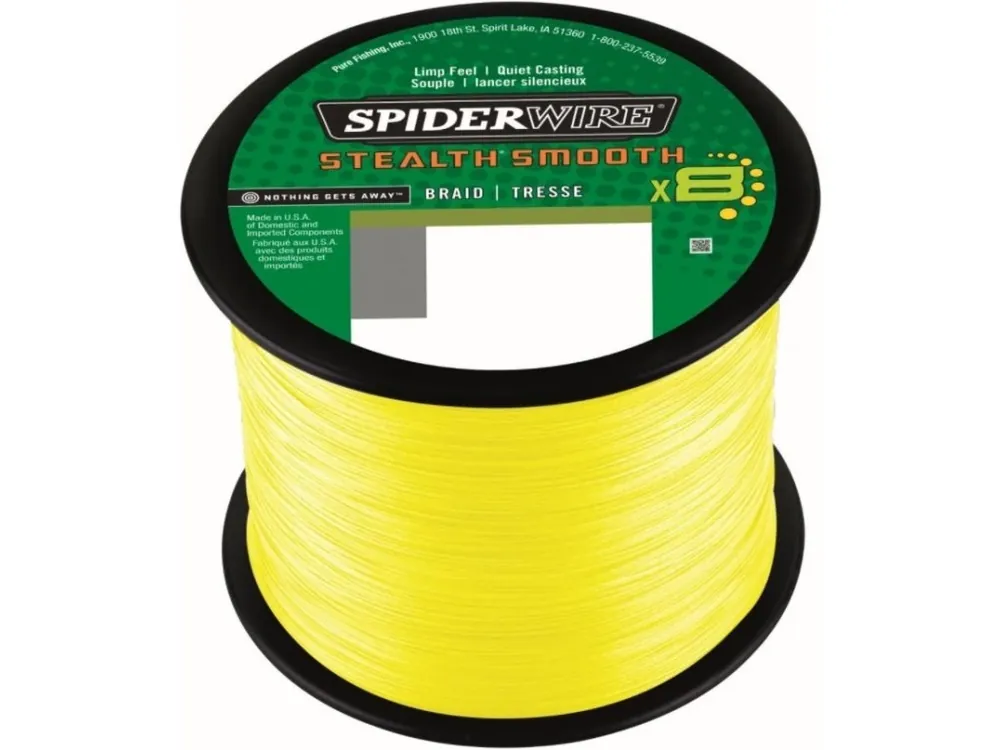 Spiderwire Stealth Smooth 8 Braid Yellow pletená šňůra 1 m Nejlepší Volba