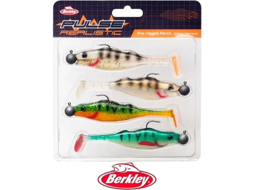 Tovární Cena Berkley gumové nástrahy Pulse Realistic Perch 15 cm - 4 ks