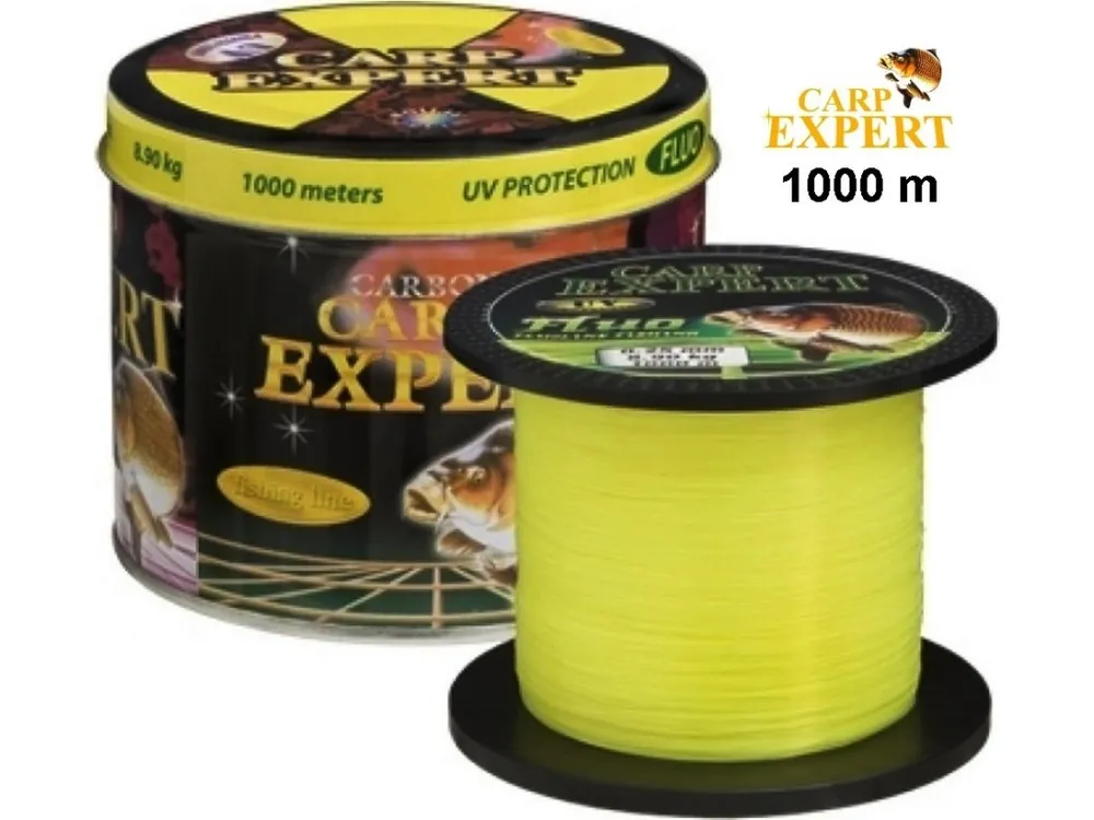Akční Cena Rybářský vlasec Carp Expert UV Fluo Yellow Fishing Line 1000 m