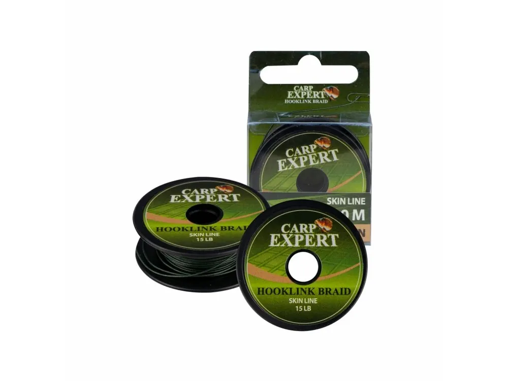 Ihned K Objednání Carp Expert návazcová šňůra Hooklink Braid Skin Line zelená 10 m
