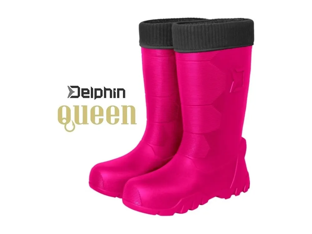 Holínky Delphin BRONTO Queen růžové Značkový