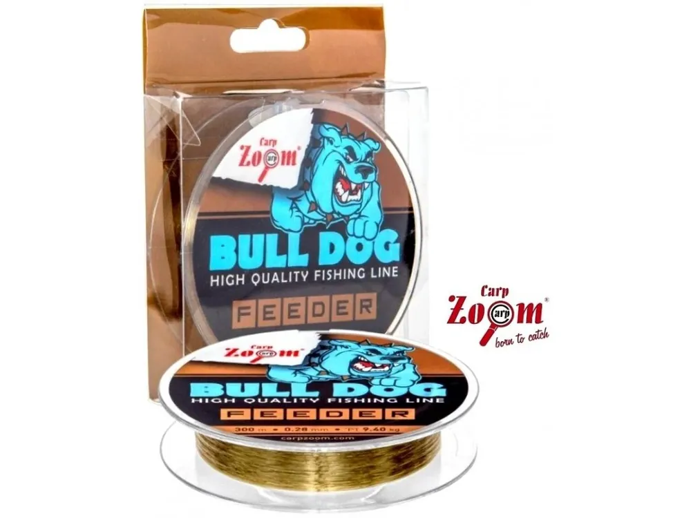 Carp Zoom vlasec Bull-Dog Feeder 300 m - hnědý Nejlepší Volba