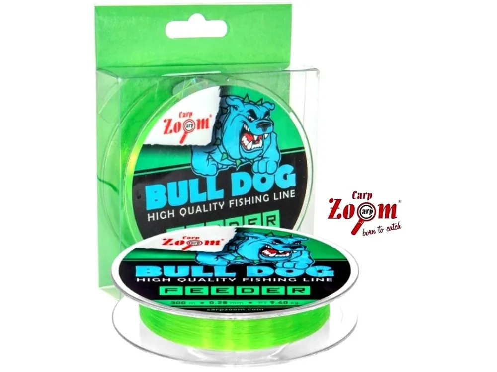 Vysoce Kvalitní Carp Zoom vlasec Bull-Dog Feeder 300 m - fluo zelený