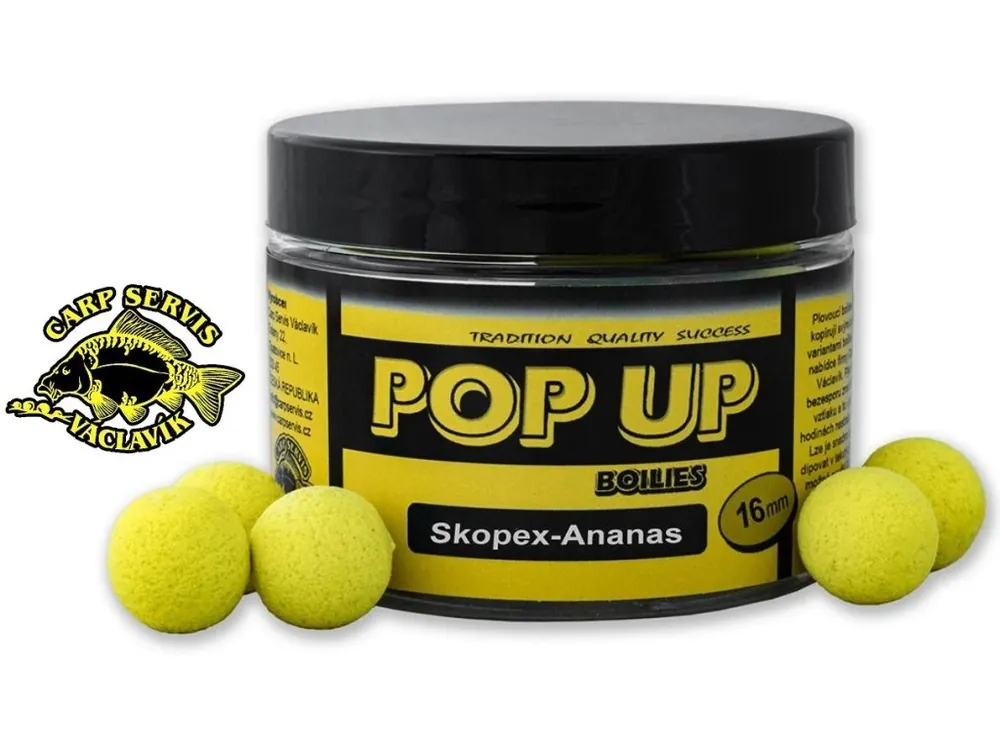 Jen Po Omezenou Doba Carp Servis Václavík plovoucí boilies Pop-Up 16 mm/50 g - dóza