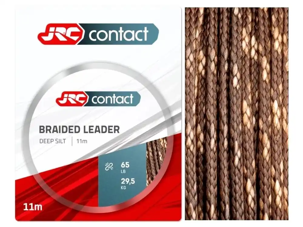 Přímo Od Výrobce Šoková šňůra JRC Contact Braided Leader Deep Silt 40 lb/11 m
