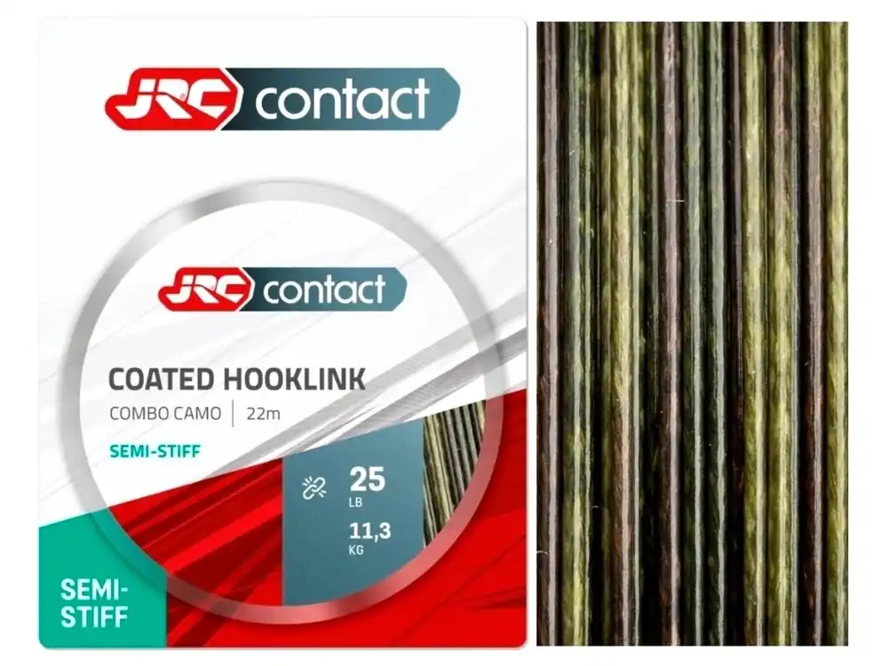Návazcová šňůra JRC Contact Coated Hooklink Combo Camo 25 lb/22 m Nejlepší Cena