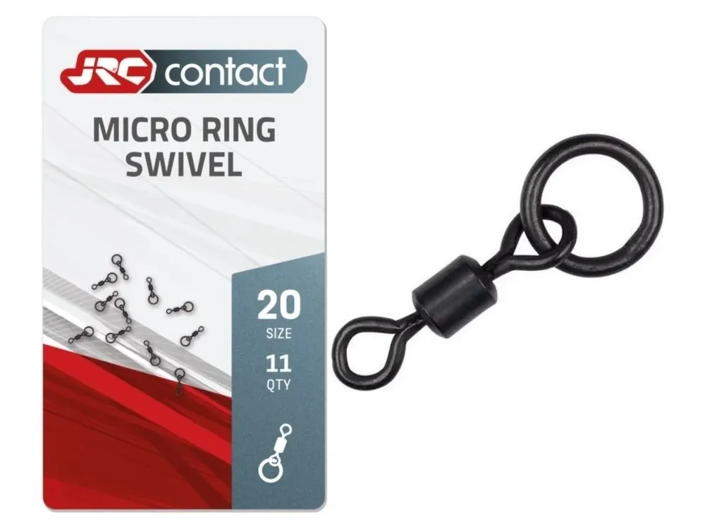 Obratlík s kroužkem JRC Contact Micro Ring Swivel 20 - 11 ks Sleva