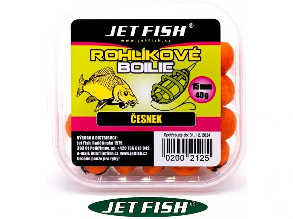 Oblíbený Jet Fish rohlíkové boilies 40 g