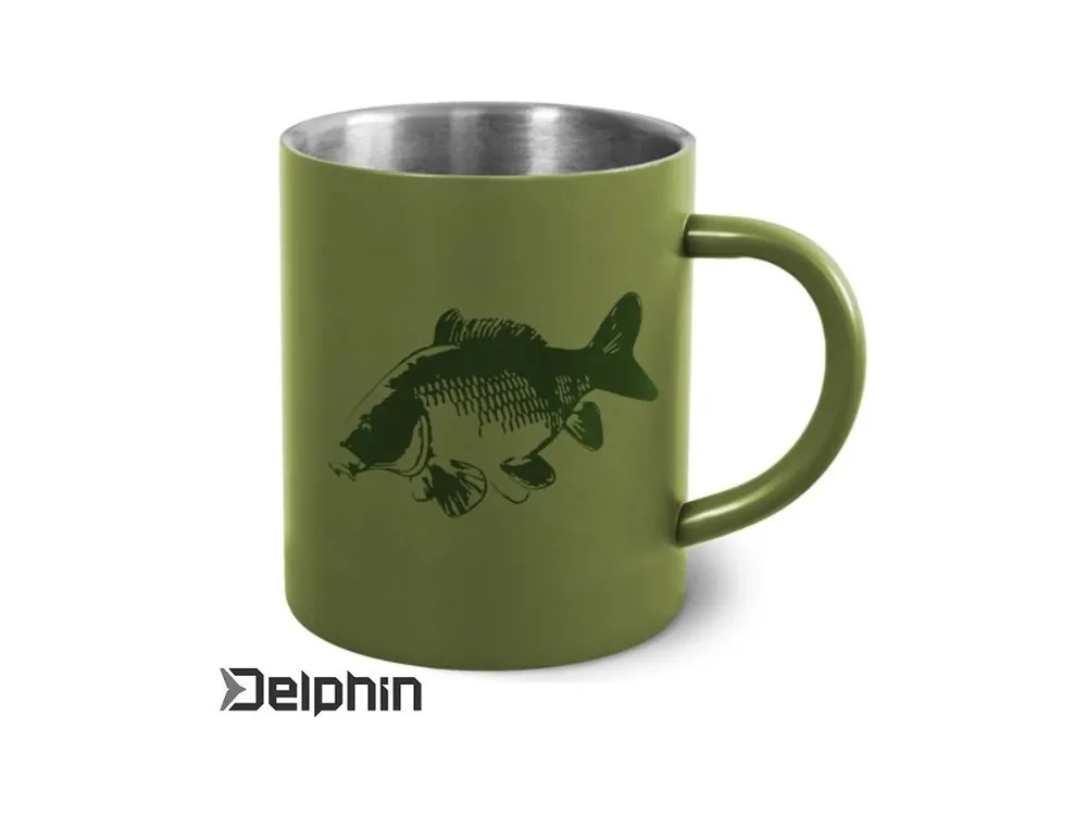 Nerezový hrnek Delphin Carp 300 ml Hit Sezóny