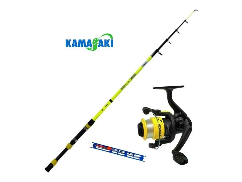 Kamasaki dětský rybářský set Junior Set Yellow Rychlé Dodání