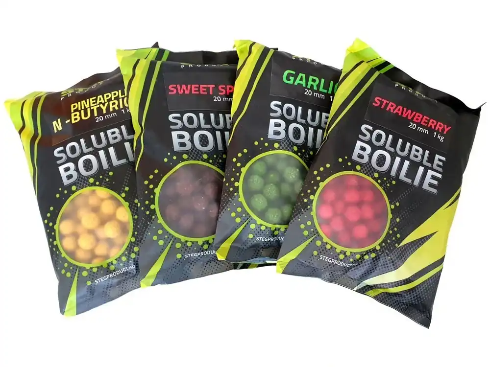 Stég boilies Soluble Boilie 20 mm/1 kg Dokud Zásoby Vydrží