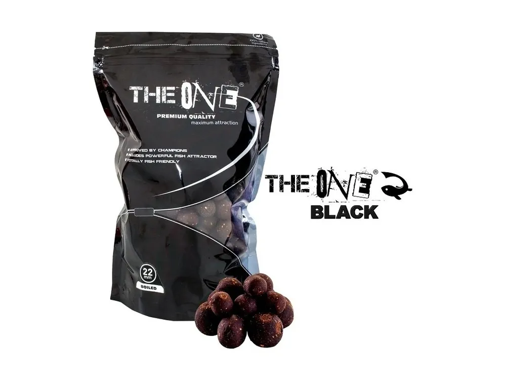 Rychlé Dodání Boilies The One Black Soluble Squid - Plum 1 kg