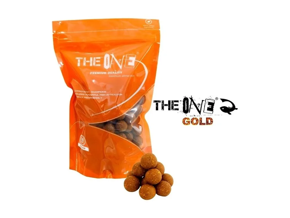 Boilies The One Gold Soluble Scopex - Caramel 1 kg Top Prodej