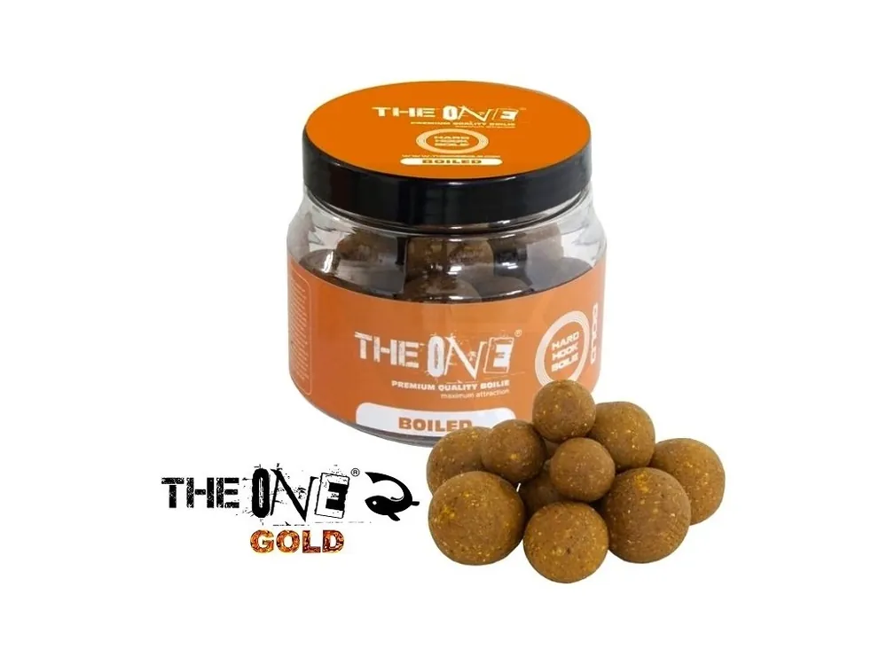 Speciální Cena Hook boilies The One Gold Boiled Scopex - Caramel 14-18-20 mm/150 g