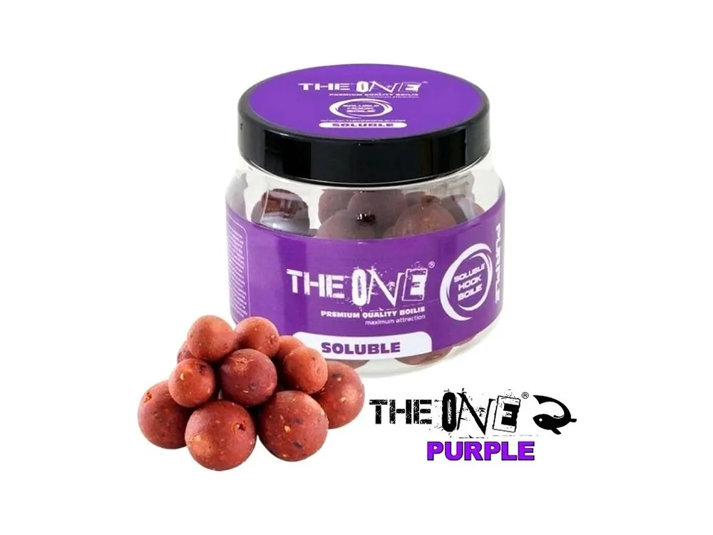 Akce Hook boilies The One Purple Soluble Crab - Blueberry 14-18-20 mm/150 g