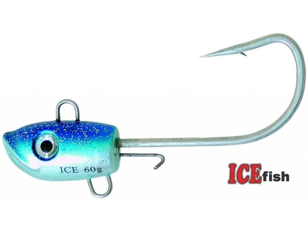 ICE Fish jigová hlava na moře Jig Sea modro-stříbrná Sezónní Sleva