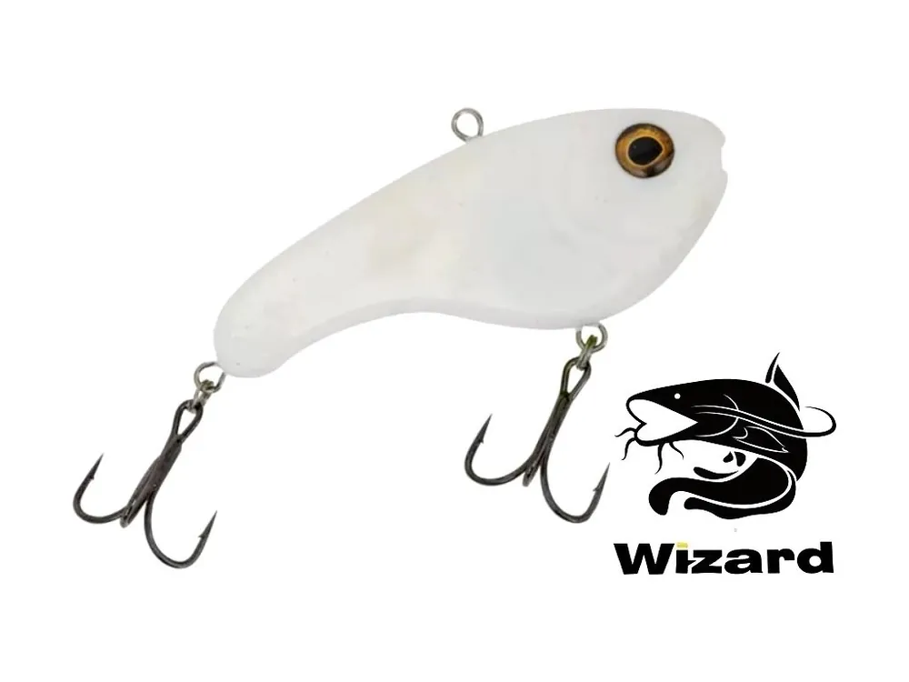 Nástraha na sumce Wizard Vertix Fat Lure Pure White 9,5 cm/100 g Cenově Výhodný