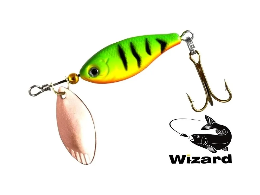 Nástraha na tlouště Wizard Chub Spinner Fire Tiger 4 cm/8 g Levný
