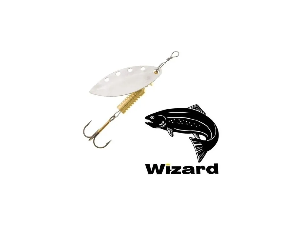 Wizard rotační třpytka Turbo Long Silver Autentický