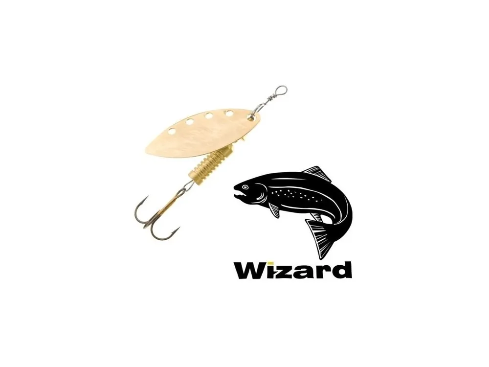 Aktuální Wizard rotační třpytka Turbo Long Gold