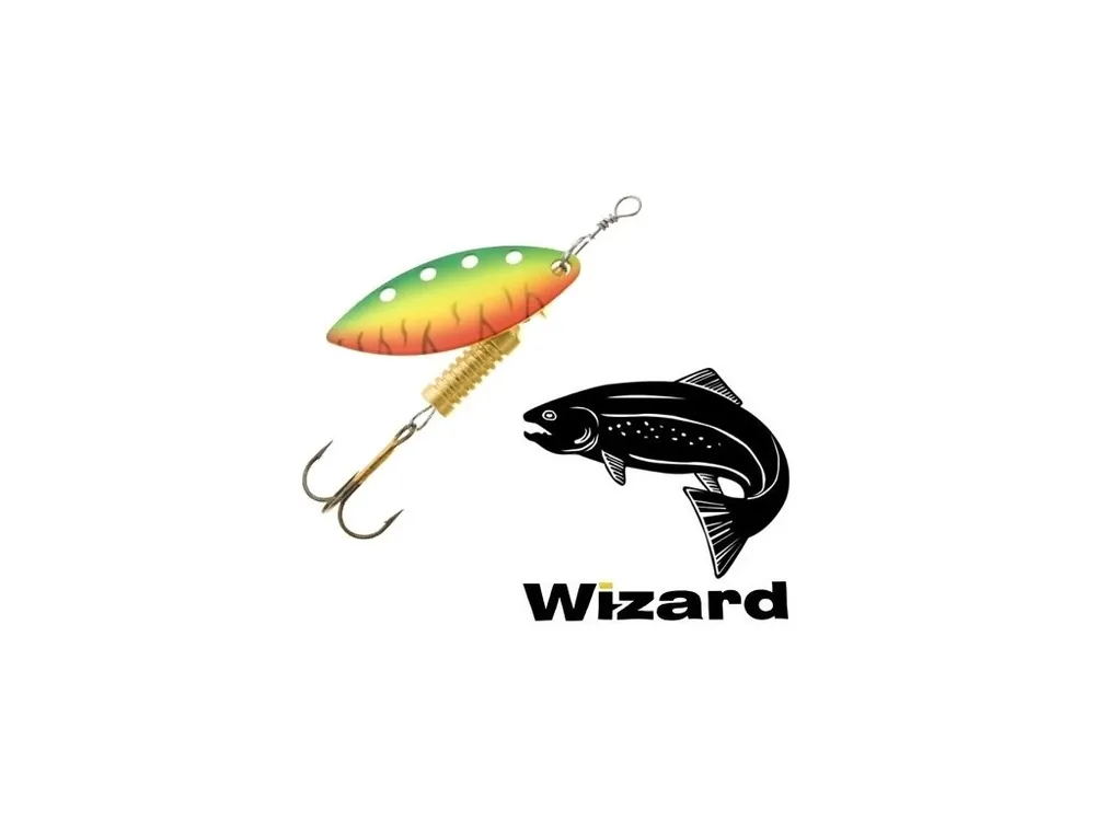 Wizard rotační třpytka Turbo Long Firetiger Autentický
