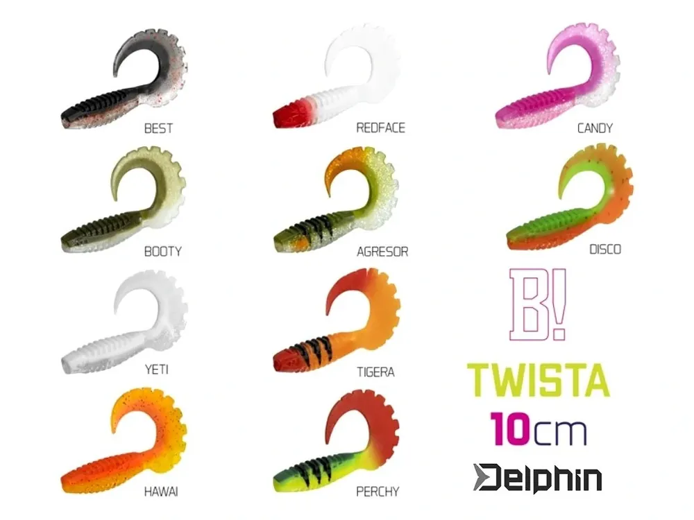 Finální Výprodej Umělá nástraha Delphin TWISTA UVs 10 cm