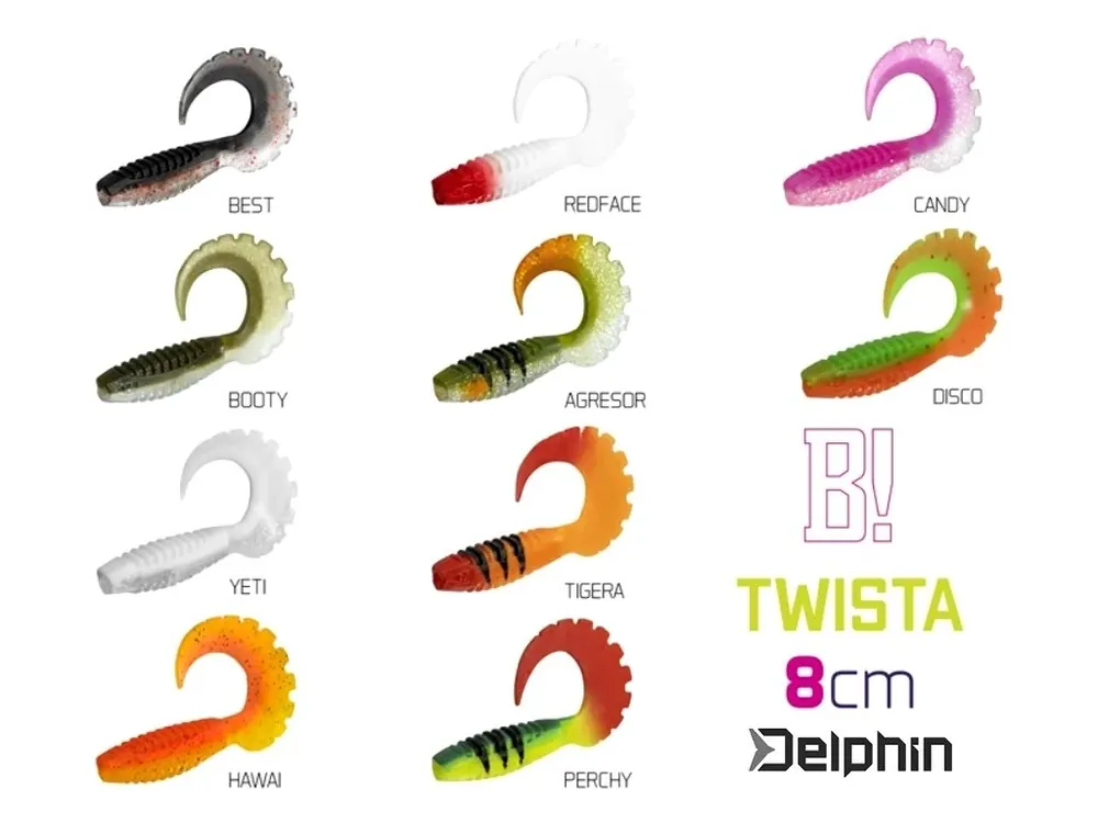 Jen Po Omezenou Doba Umělá nástraha Delphin TWISTA UVs 8 cm