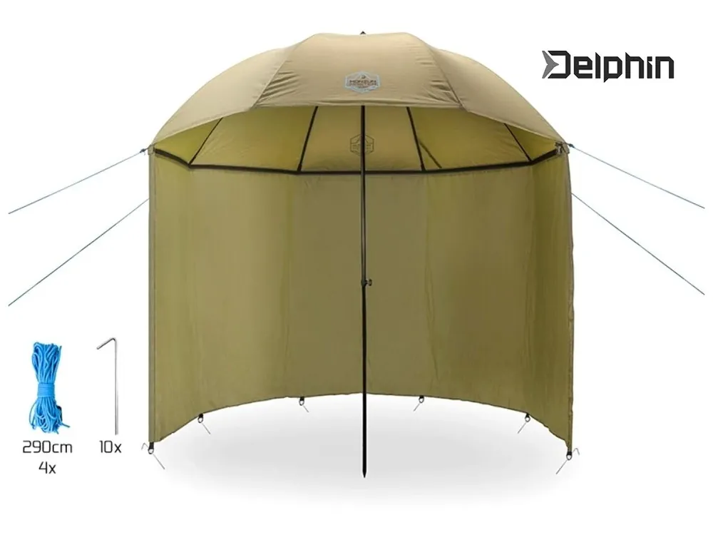 Deštník s bočnicí Delphin MONZUN Master 250 cm Nejlepší Volba