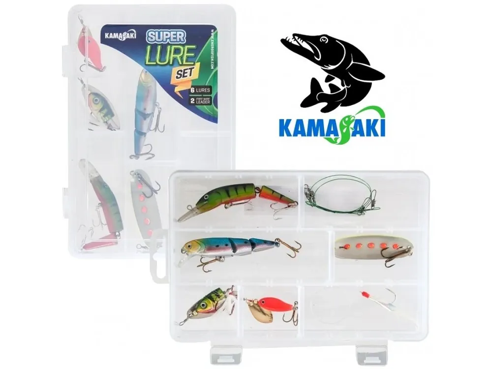Sada vláčecích nástrah Kamasaki Super Lure Set Časově Omezené