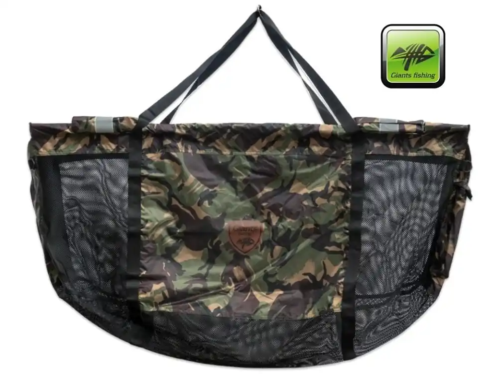 Giants Fishing vážící sak plovoucí Weigh Sling Floating Gaube Camo Vrácení Zdarma