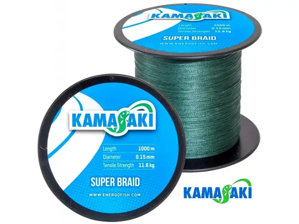 Kamasaki Super Braid pletená šňůra 1000 m Omezená Nabídka