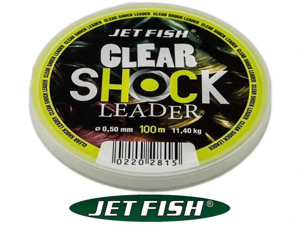 Výprodej Jet Fish šokový vlasec Clear Shock Leader 100 m