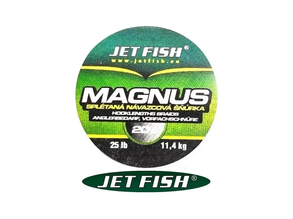 Jet Fish splétaná návazcová šňůrka Magnus 20 m Dokud Zásoby Vydrží