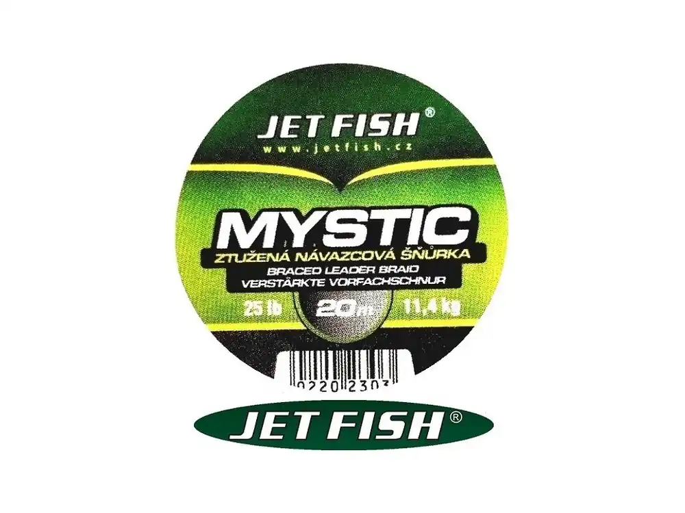 Jet Fish ztužená návazcová šňůrka Mystic 20 m Sleva