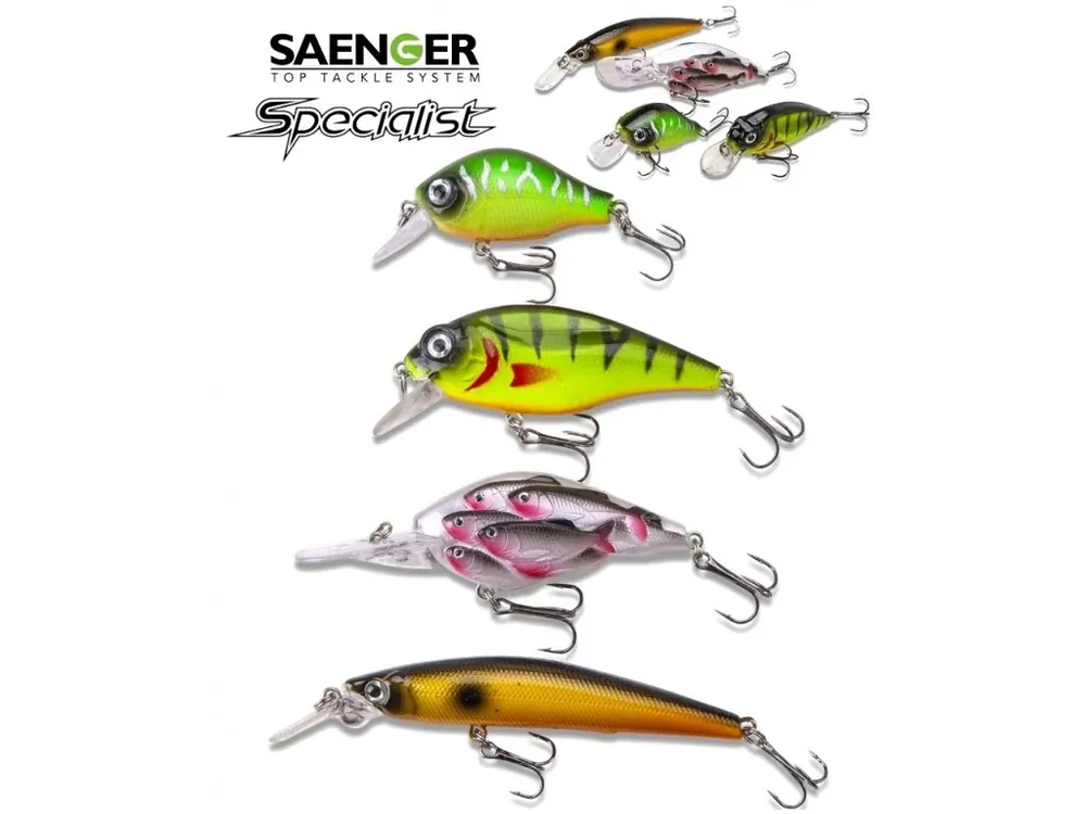 Saenger set woblerů Specialist Perch 2 Finální Výprodej