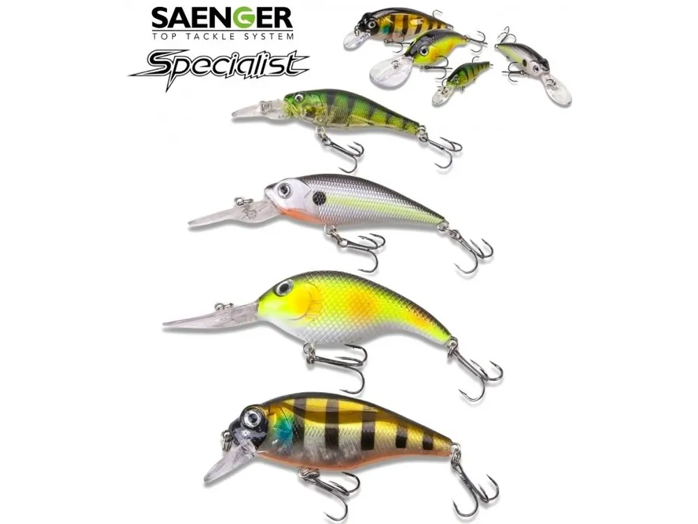 Saenger set woblerů Specialist Perch 1 Originální