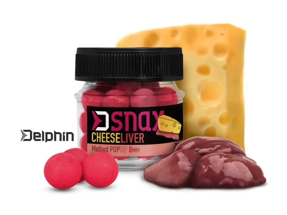 Horká Nabídka Delphin nástraha D SNAX POP UP Sýr-Játra 20 g